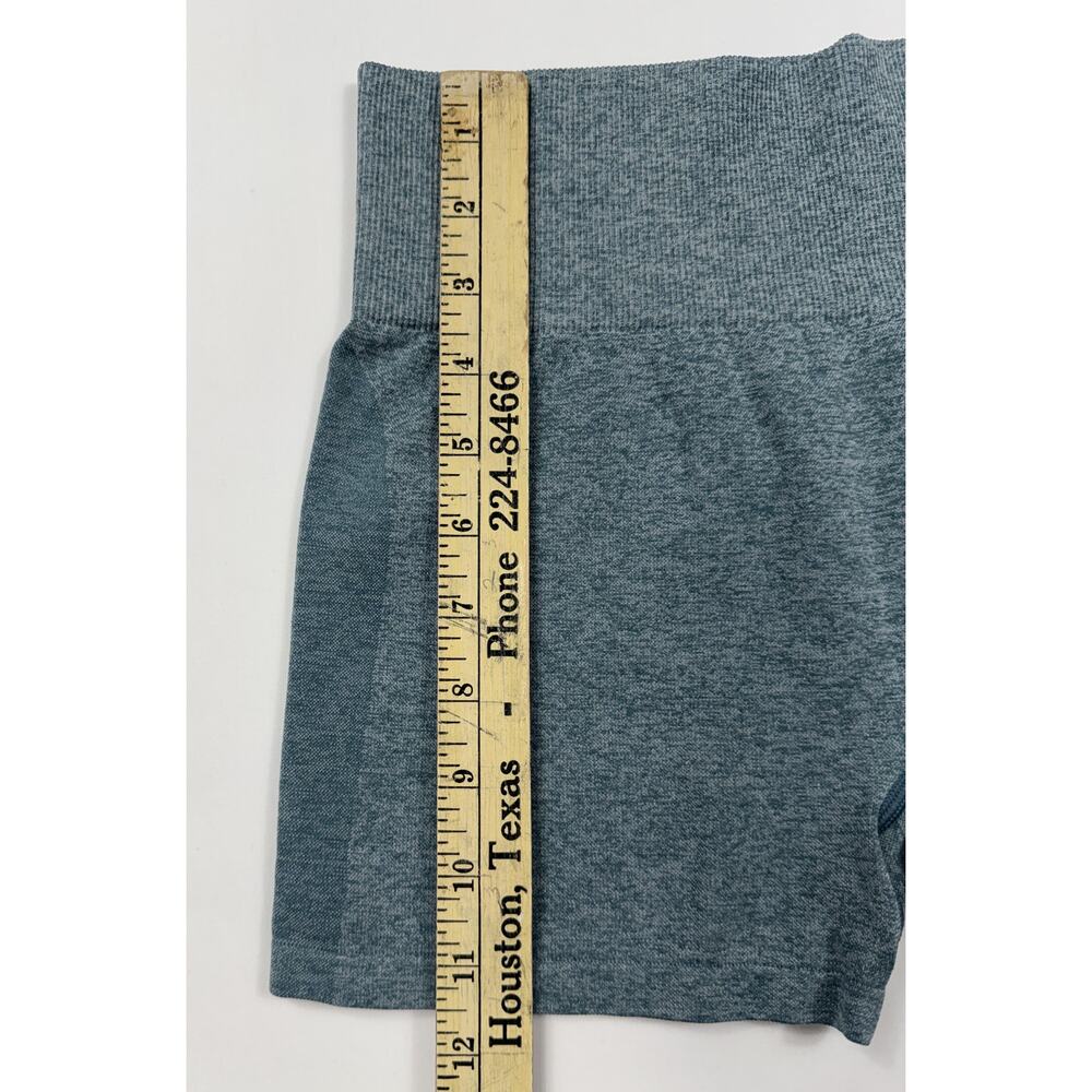 Victoria's Secret PINK high-waist teal green Sz S seamless biker shorts. - Picture 7 of 8